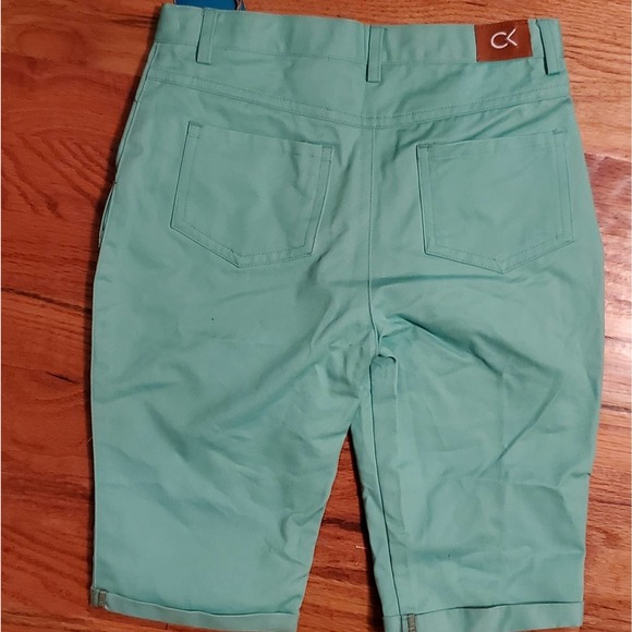 NWT! Crew Kids Mint Green Boys Cropped Pants Size 7 Boys - Picture 2 of 8